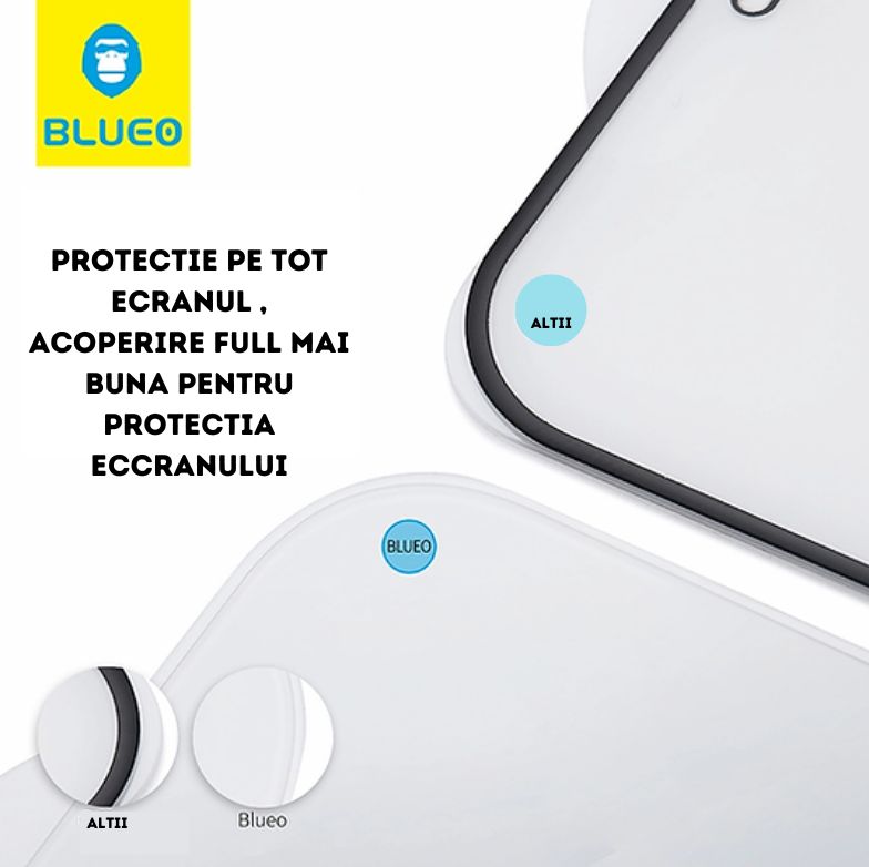 Folie Sticla 5D Mr. Monkey Mata pentru Iphone 13/  Iphone 13 Pro/ Iphone 14 - 3 | YEO